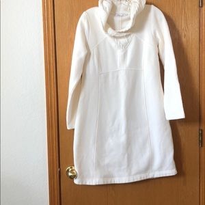 prAna sweatshirt dress with sweater hood M